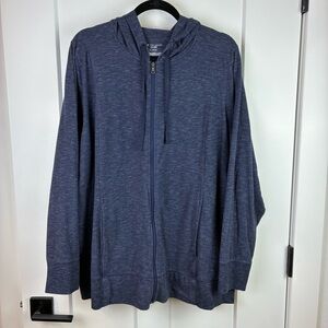 Tek Gear Navy Hoodie Grey Size 3X